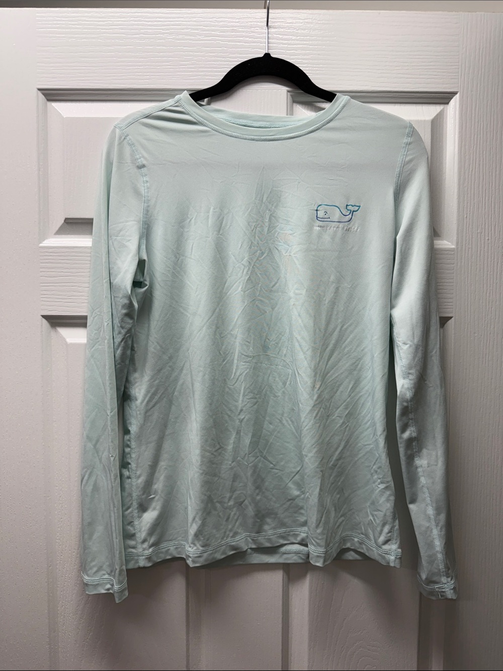 Vineyard Vines Light Mint Long-Sleeve Performance Shirt